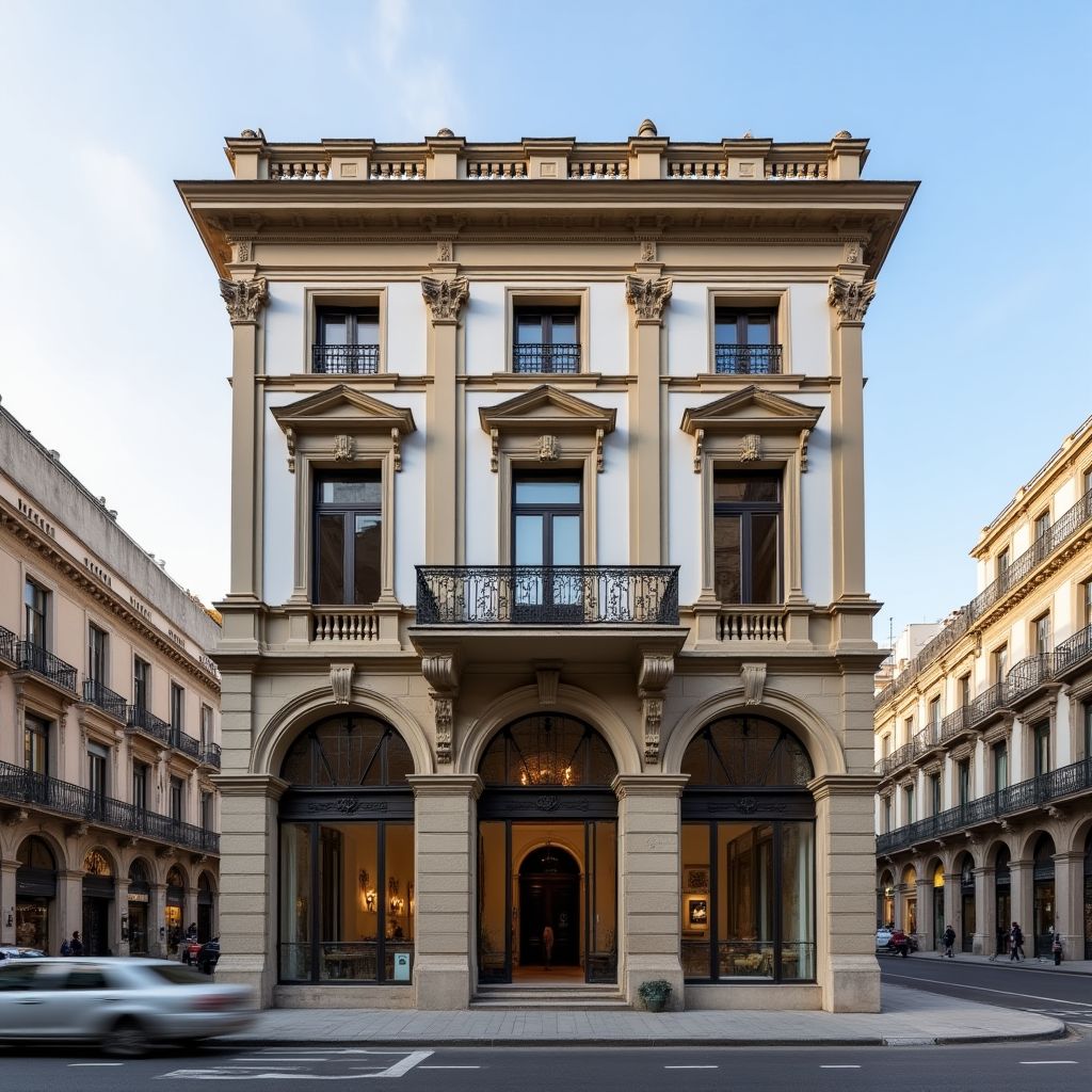 Fachada del edificio histórico de NOVA Design Academy